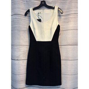 NWT 4. Collective Two-Tone Sleeveless Sheath Dress Size 4